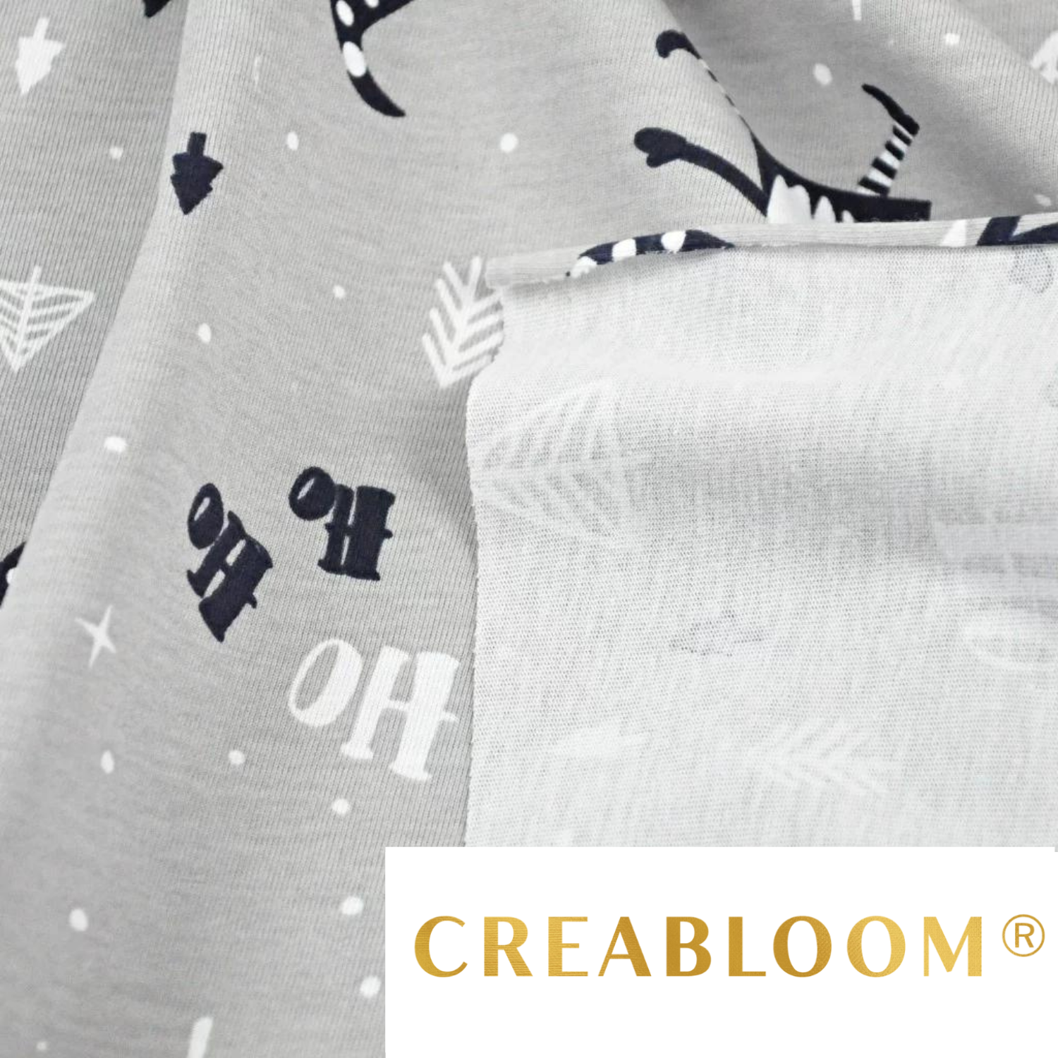 Tissu Jersey Imprimé Noël