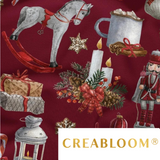 Tissu Coton Motif Noël