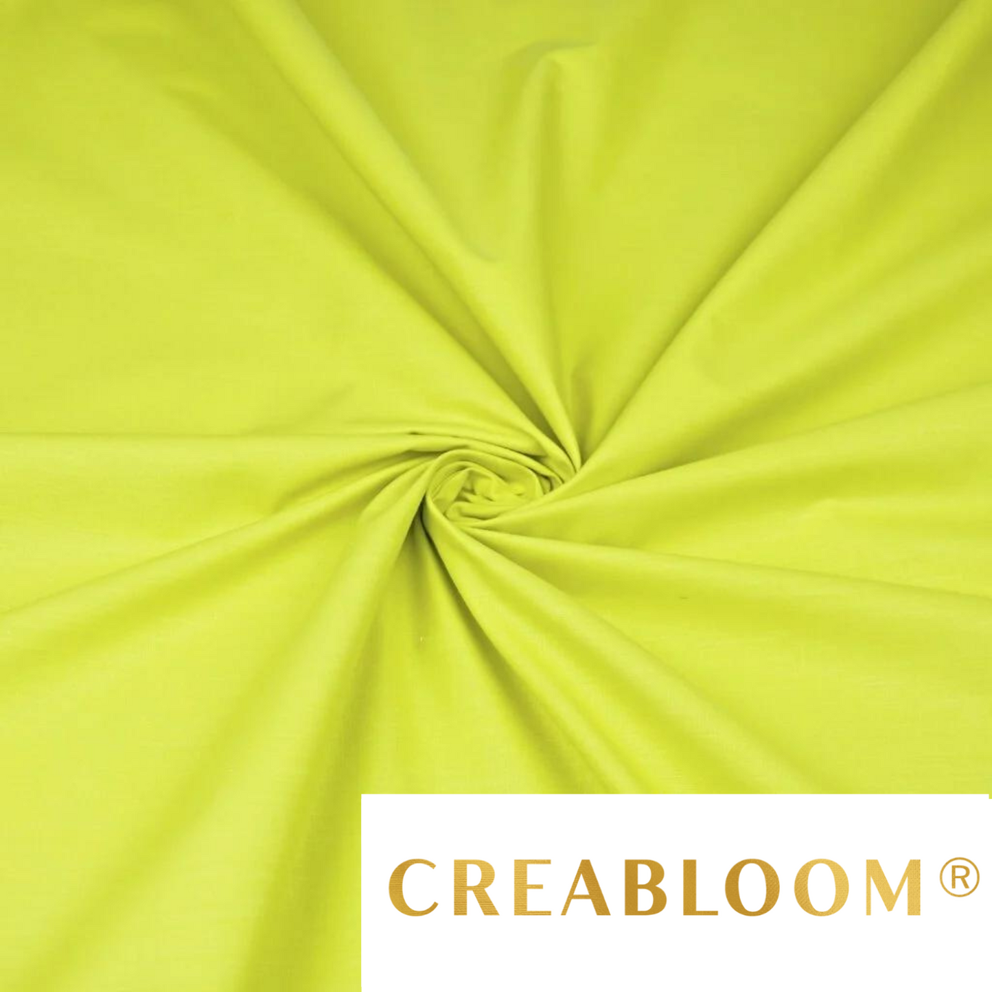Tissu Coton Uni Citron