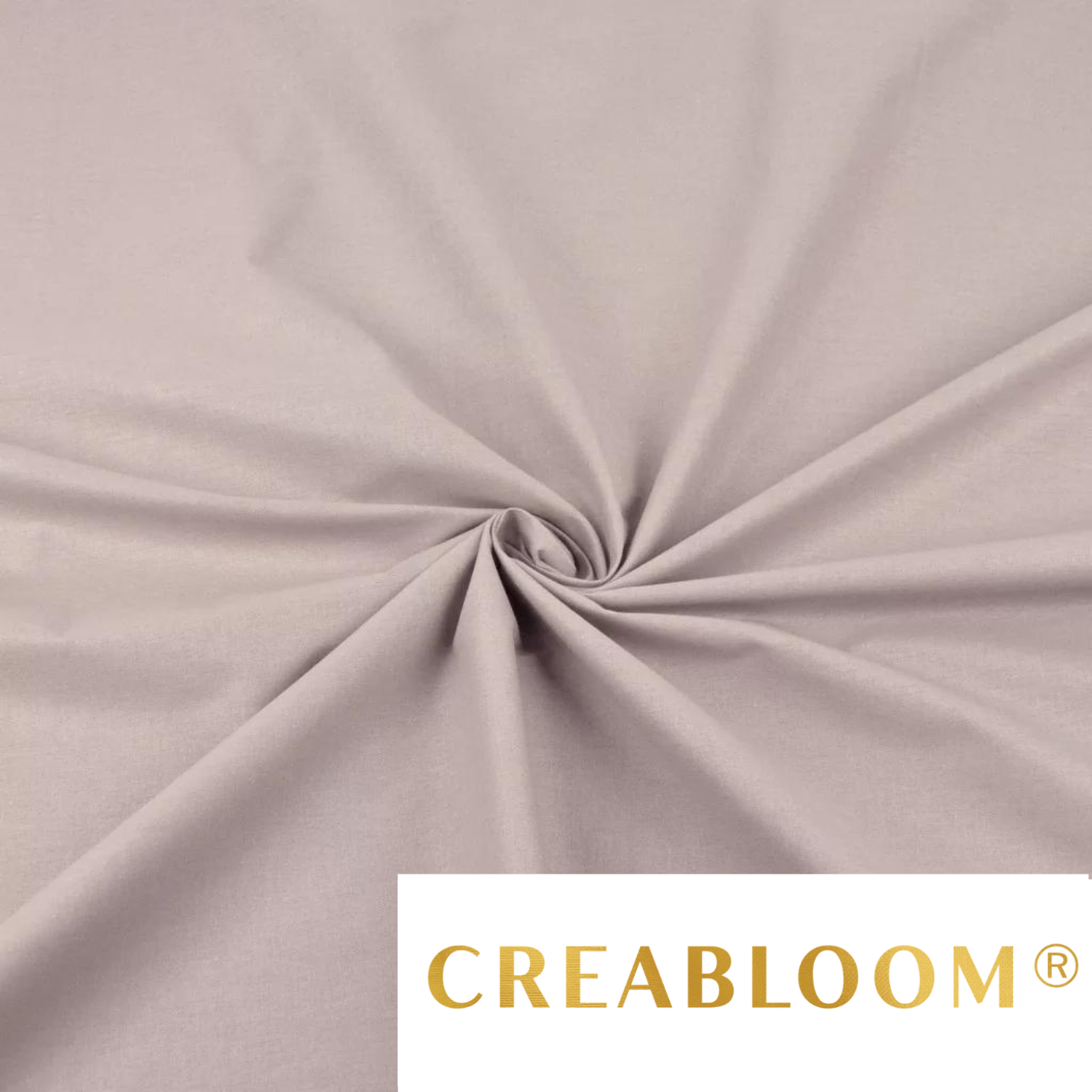 Tissu Coton Uni Rose Beige