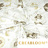 Tissu Coton Motif Oursons Et Animaux
