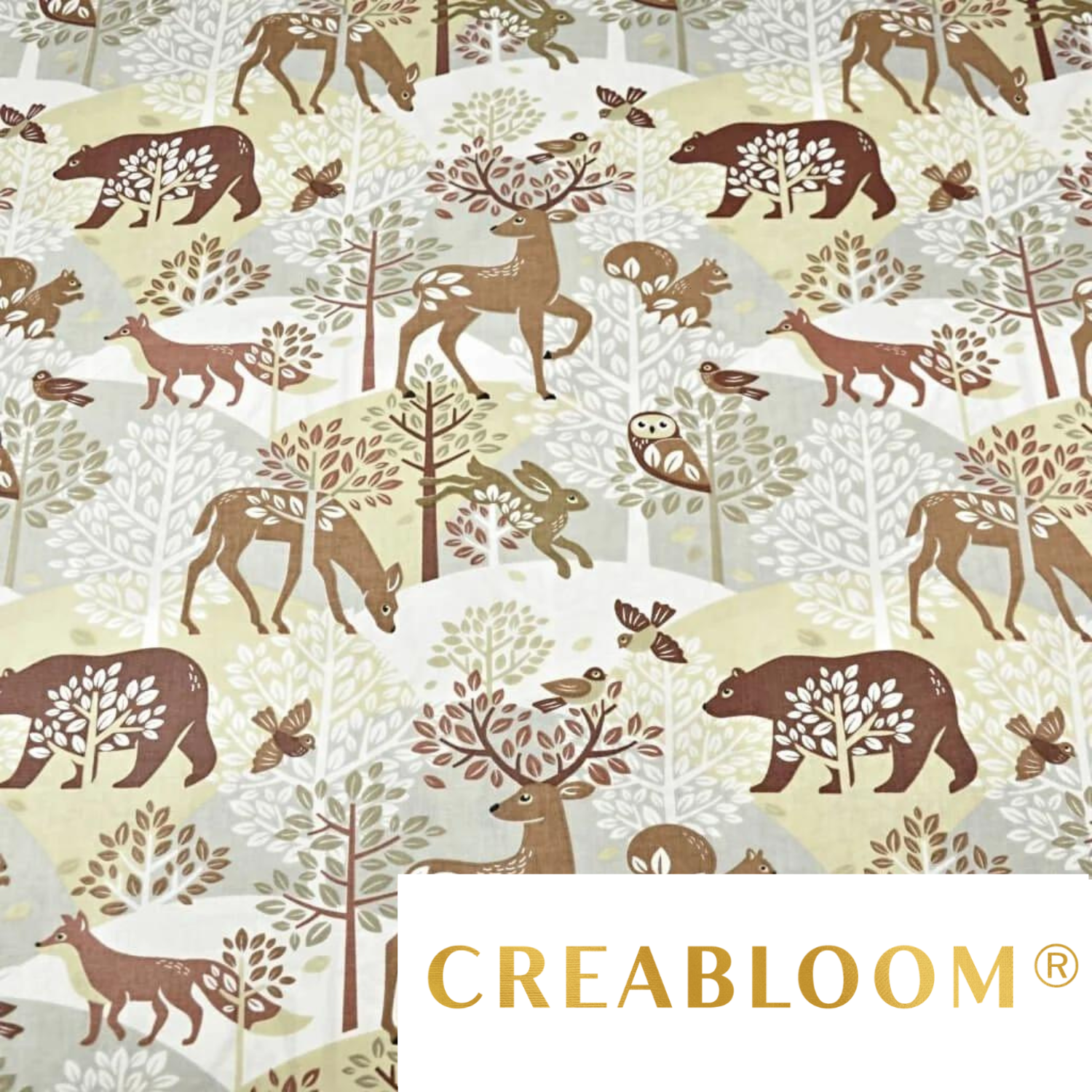 Tissu Coton Motif Animaux