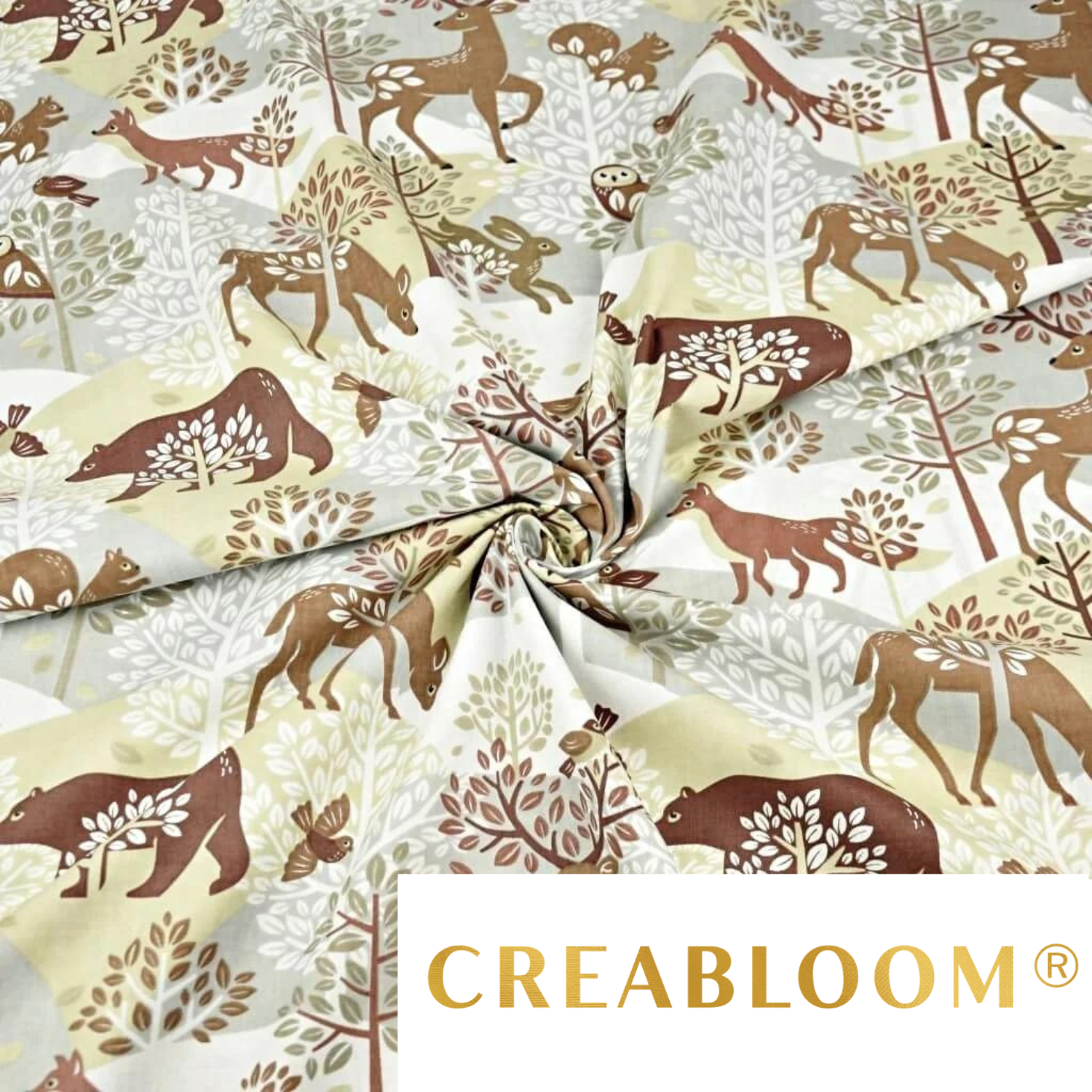 Tissu Coton Motif Animaux