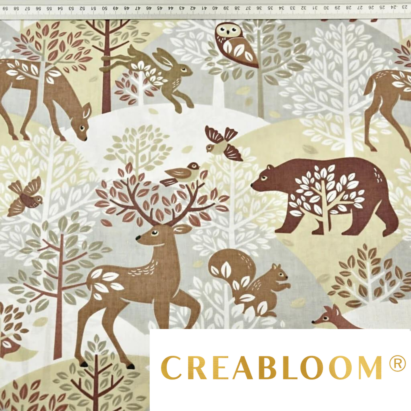 Tissu Coton Motif Animaux