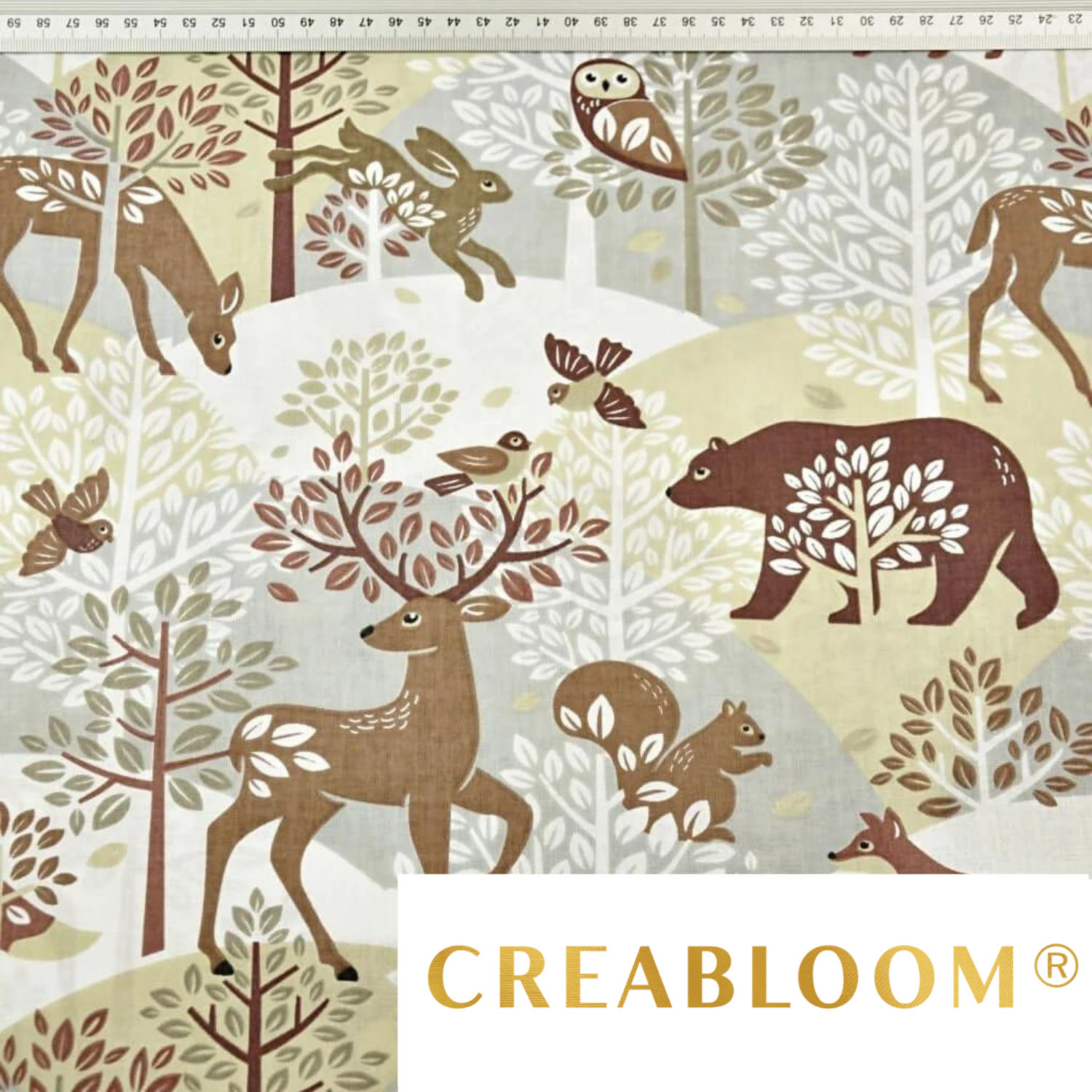 Tissu Coton Motif Animaux