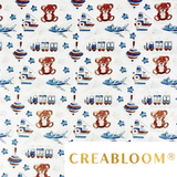 Tissu Coton Motif Oursons