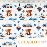 Tissu Coton Motif Oursons