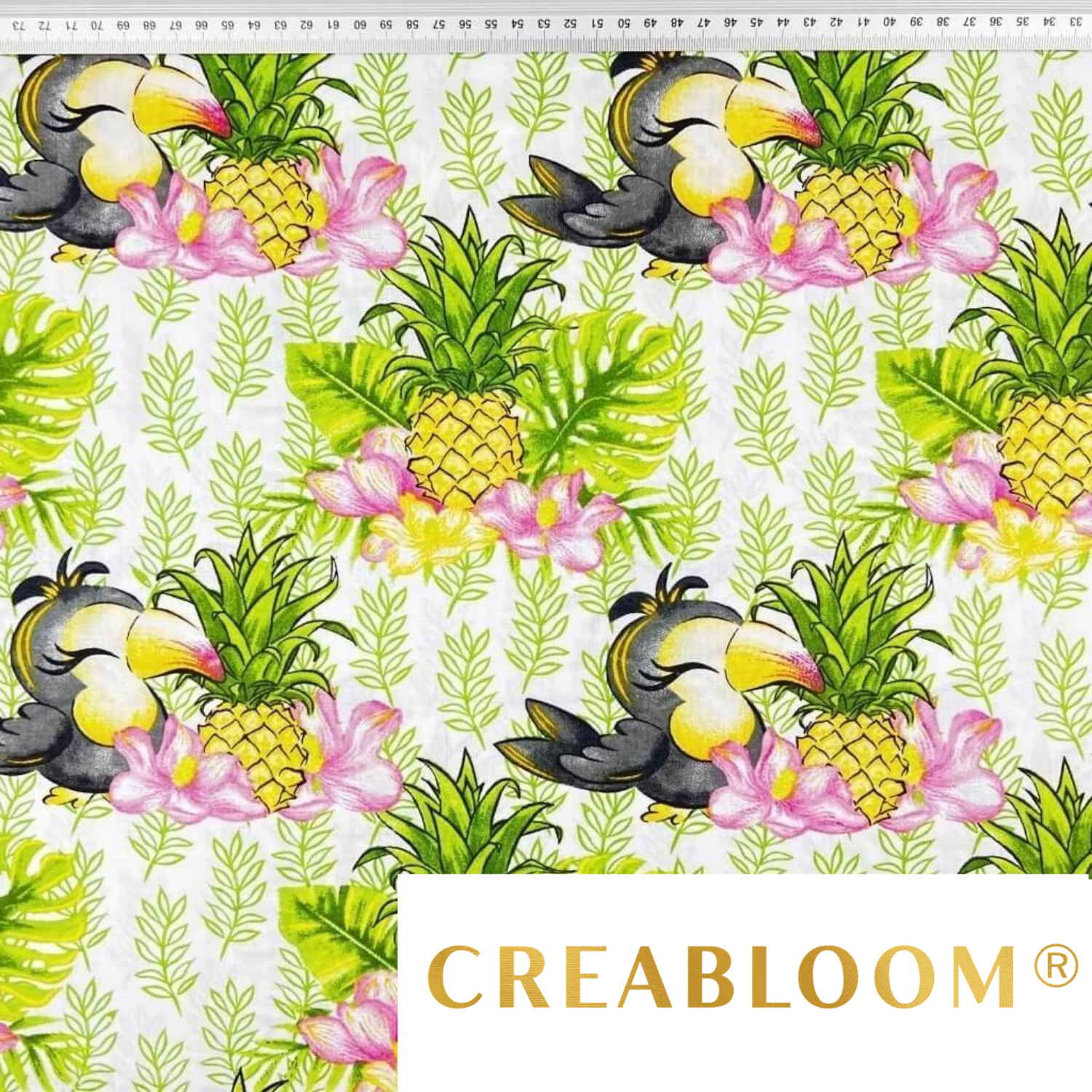 Tissu Coton Motif Toucans