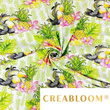 Tissu Coton Motif Toucans