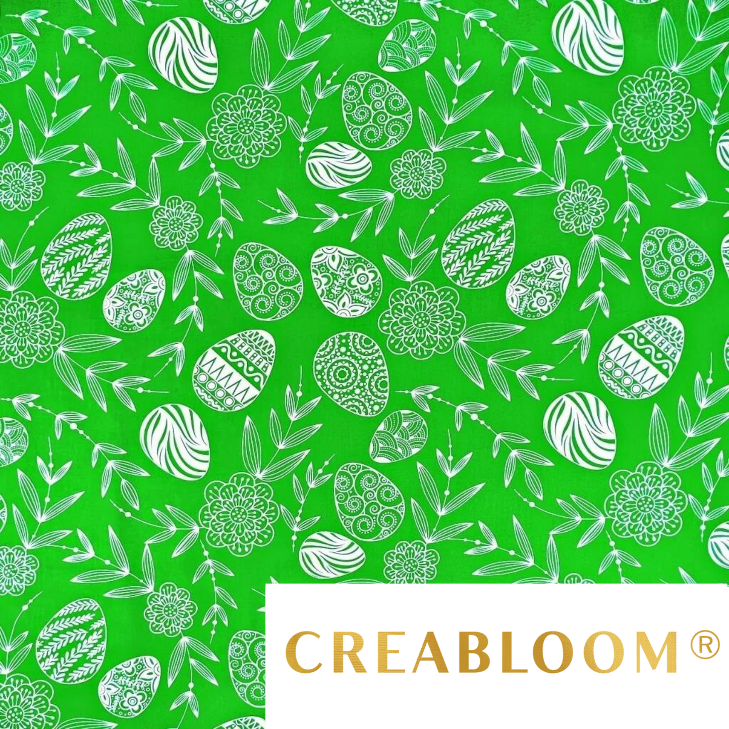 Tissu Coton Motif Ufs De Pâques