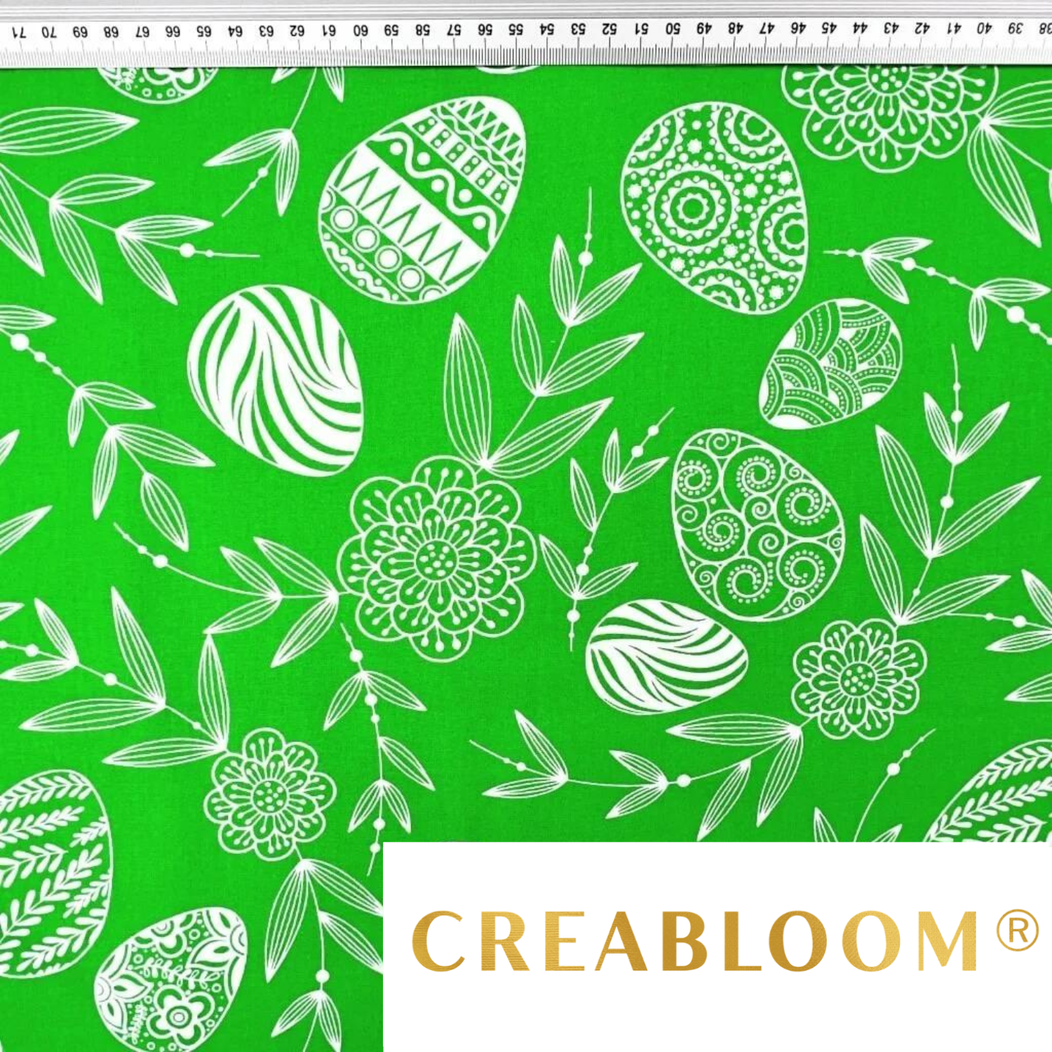 Tissu Coton Motif Ufs De Pâques