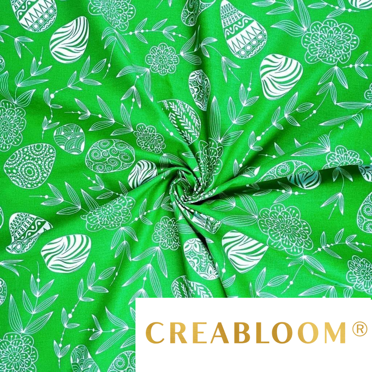 Tissu Coton Motif Ufs De Pâques