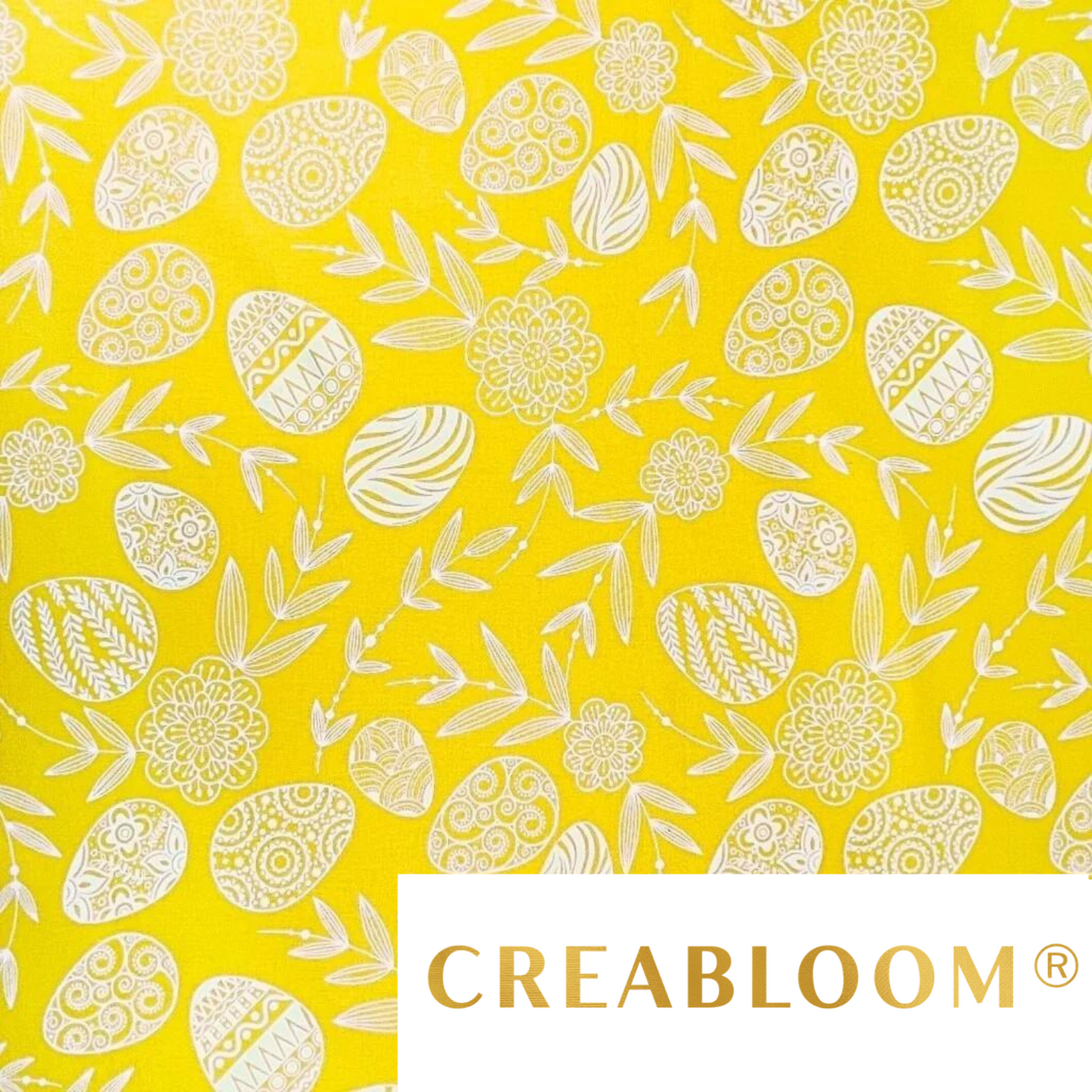 Tissu Coton Motif Ufs De Pâques