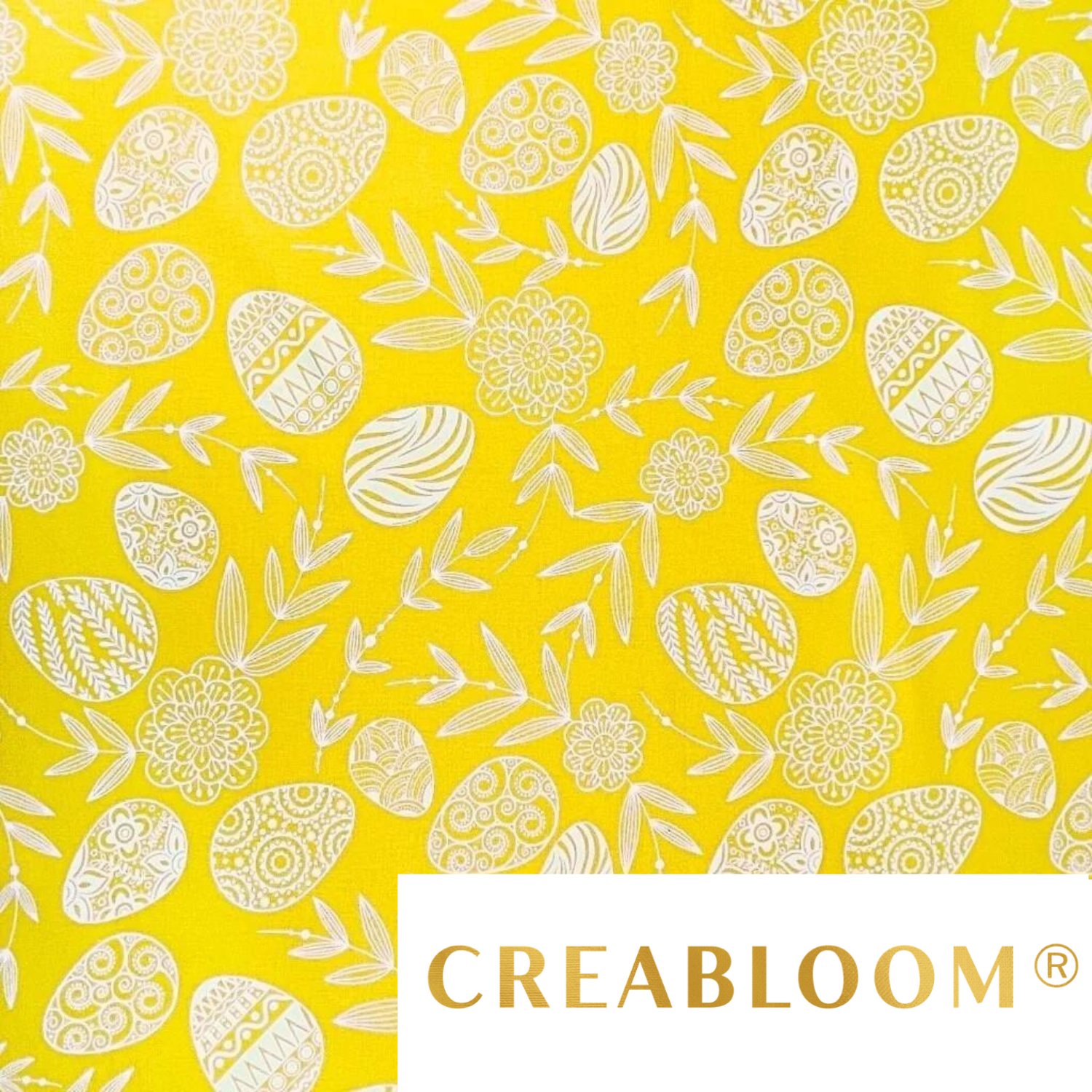 Tissu Coton Motif Ufs De Pâques