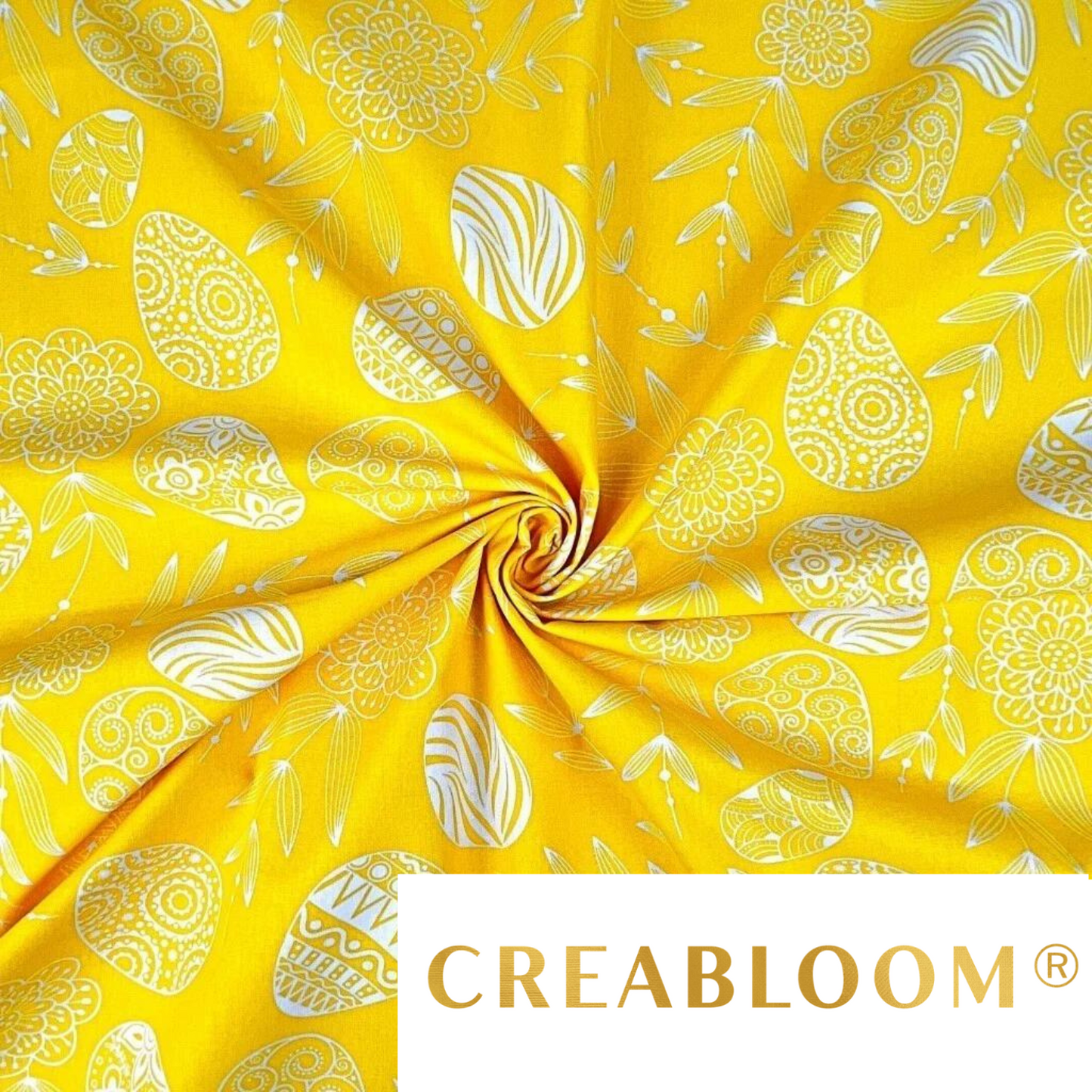 Tissu Coton Motif Ufs De Pâques