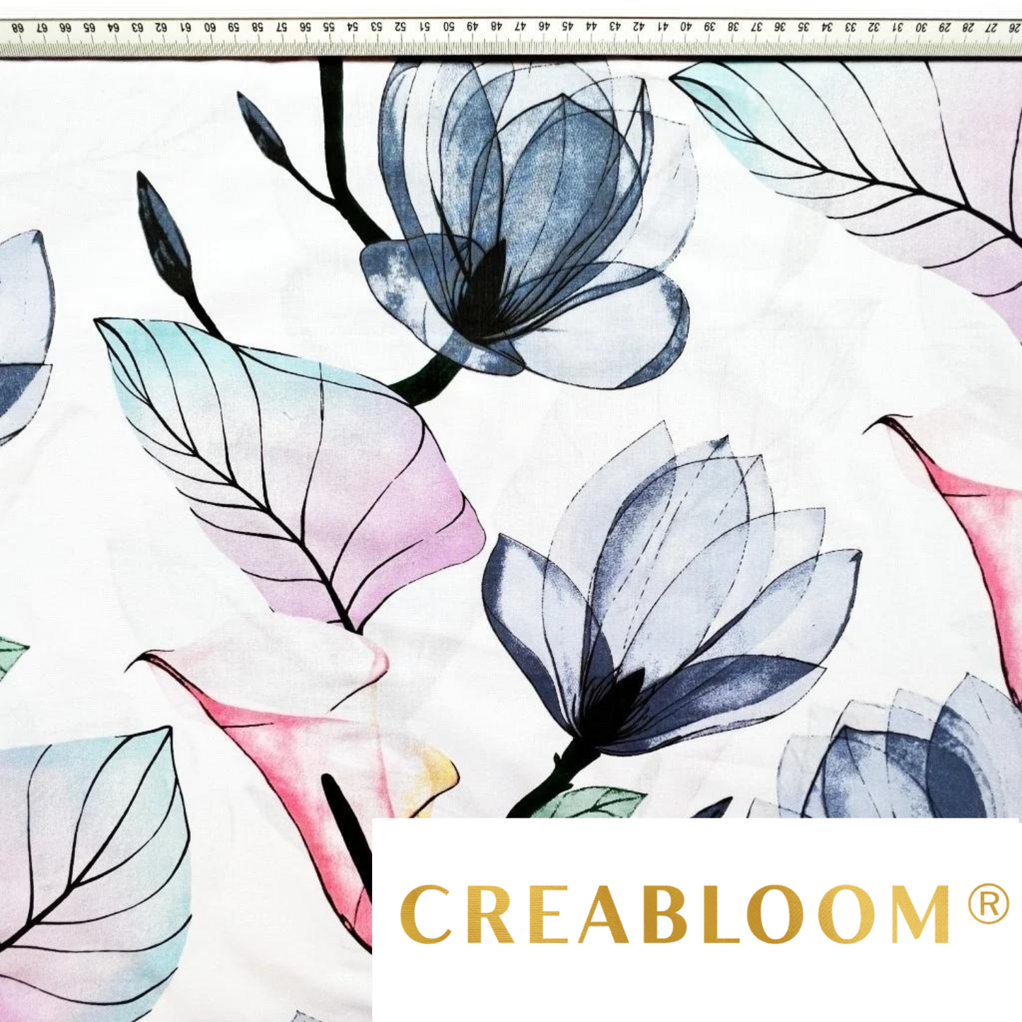 Tissu Coton Imprimé Fleurs