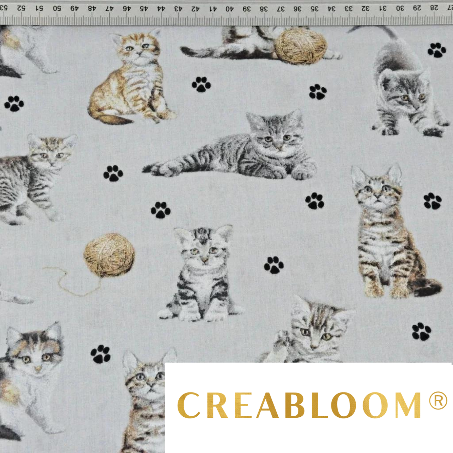 Tissu Coton Motif Chats