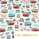 Tissu Coton Motif Vacances
