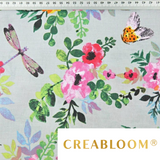 Tissu Coton Motif Fleurs