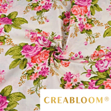 Tissu Coton Motif Fleurs