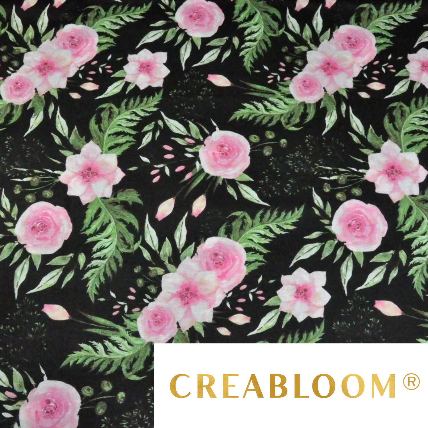 Tissu Coton Motif Fleurs