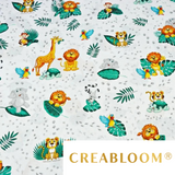 Tissu Coton Motif Jungle