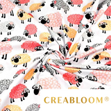 Tissu Coton Motif Moutons