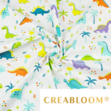 Tissu Coton Motif Dinosaures