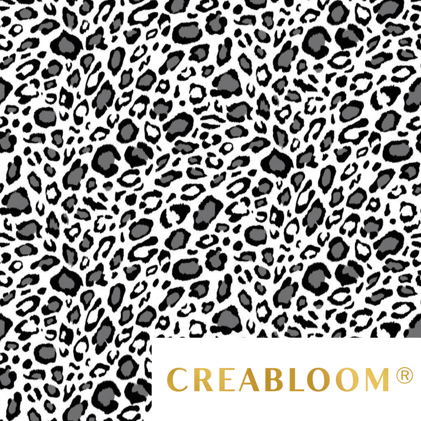 Tissu Coton Motif Leopard