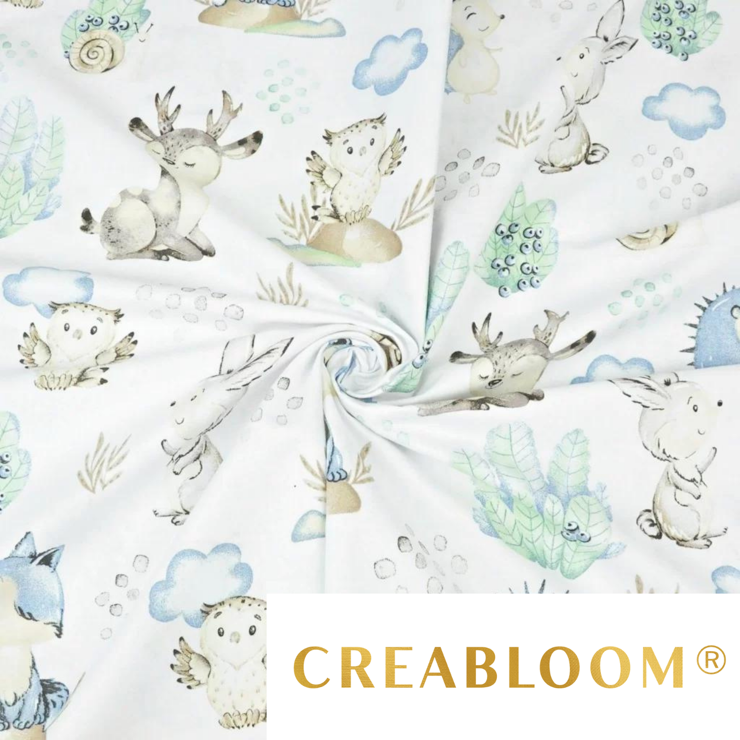 Tissu Coton Motif Animaux