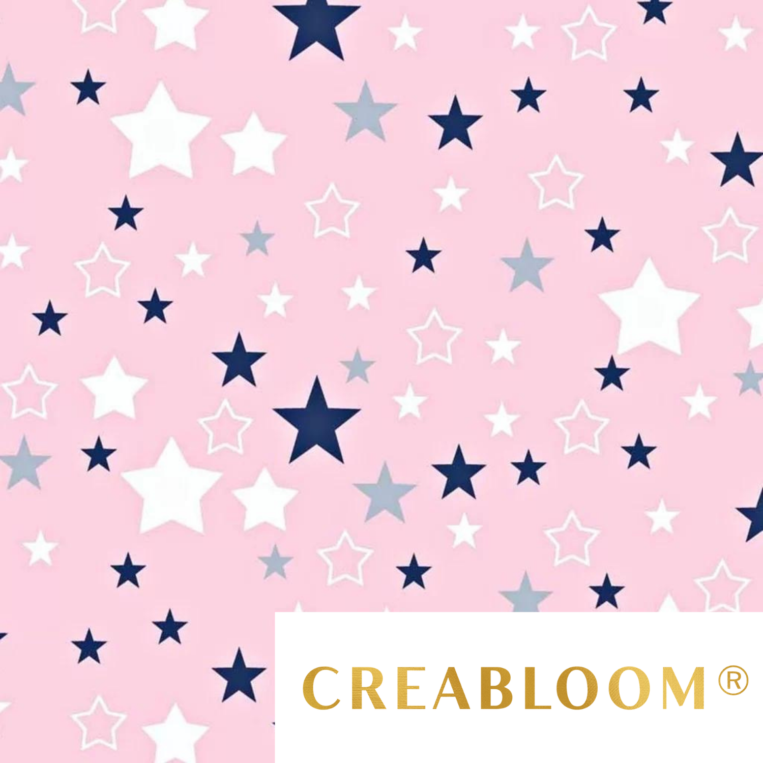 Tissu Coton Motif Étoiles