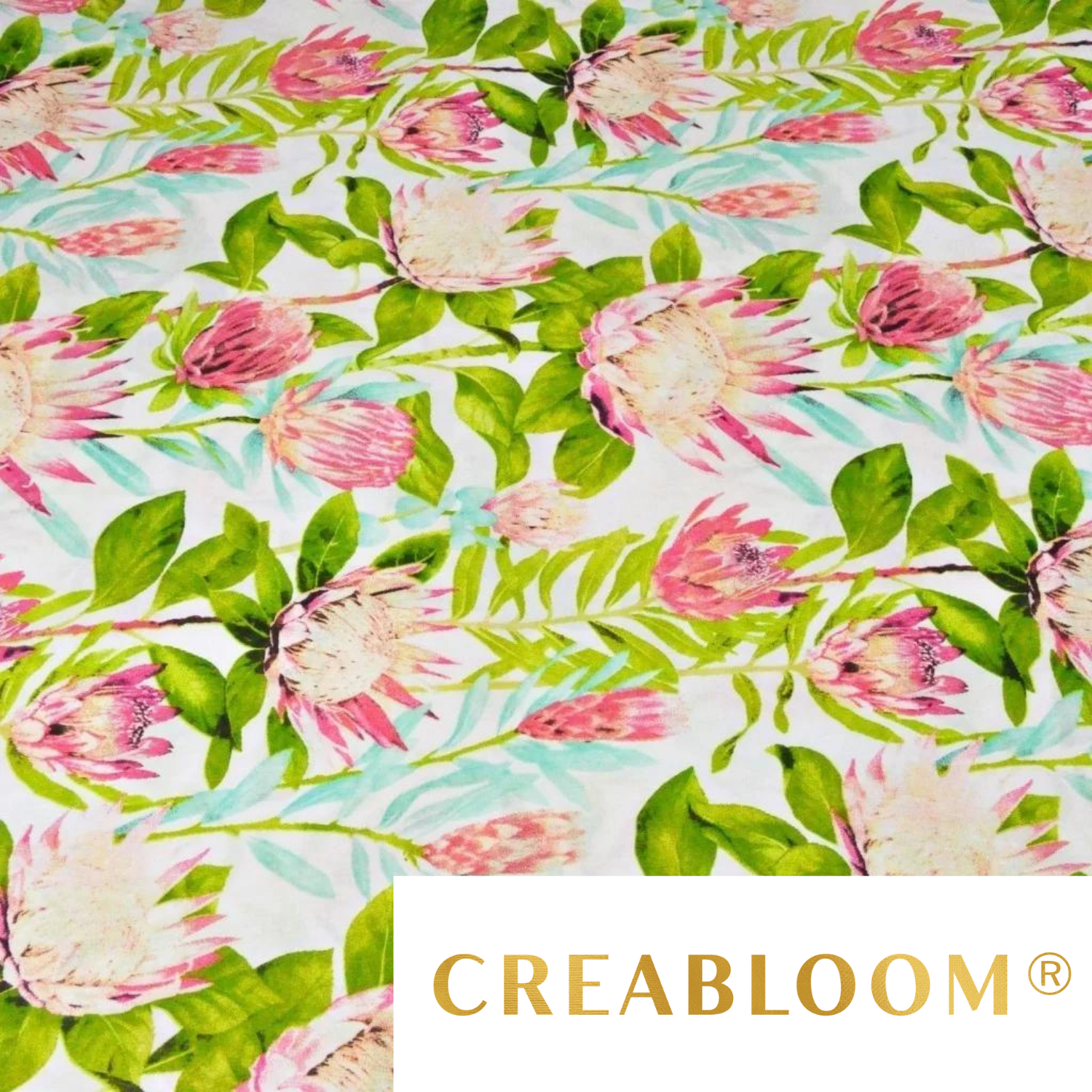 Tissu Coton Motif Fleurs