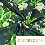 Tissu Coton Motif Fleurs
