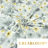 Tissu Coton Motif Fleurs