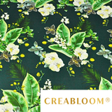 Tissu Coton Motif Fleurs