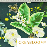 Tissu Coton Motif Fleurs