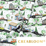 Tissu Coton Motif Voitures