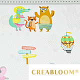 Tissu Coton Motif Animaux