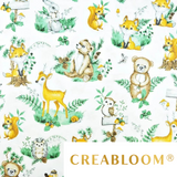 Tissu Coton Motif Animaux