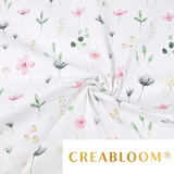 Tissu Coton Motif Fleurs