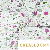 Tissu Coton Motif Fleurs