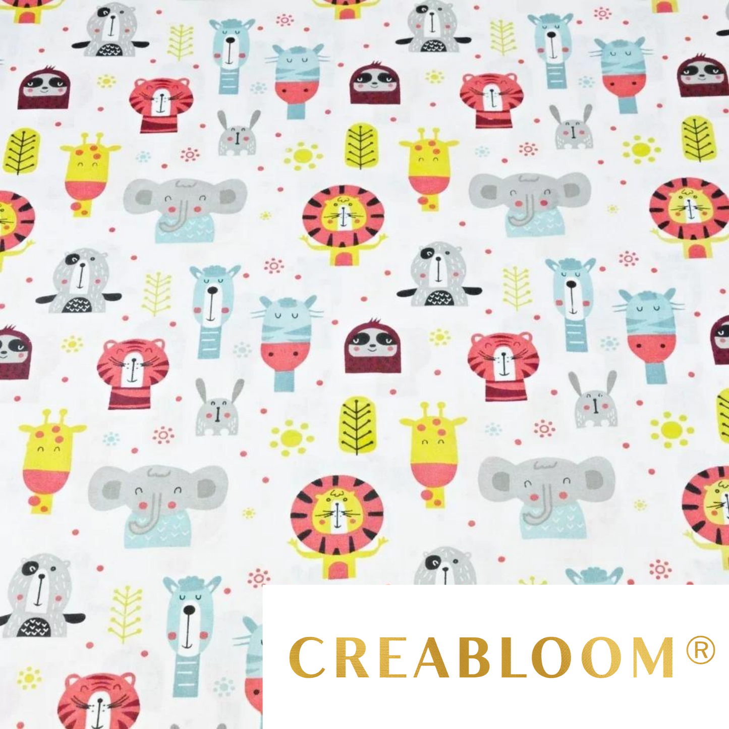 Tissu Coton Motif Animaux