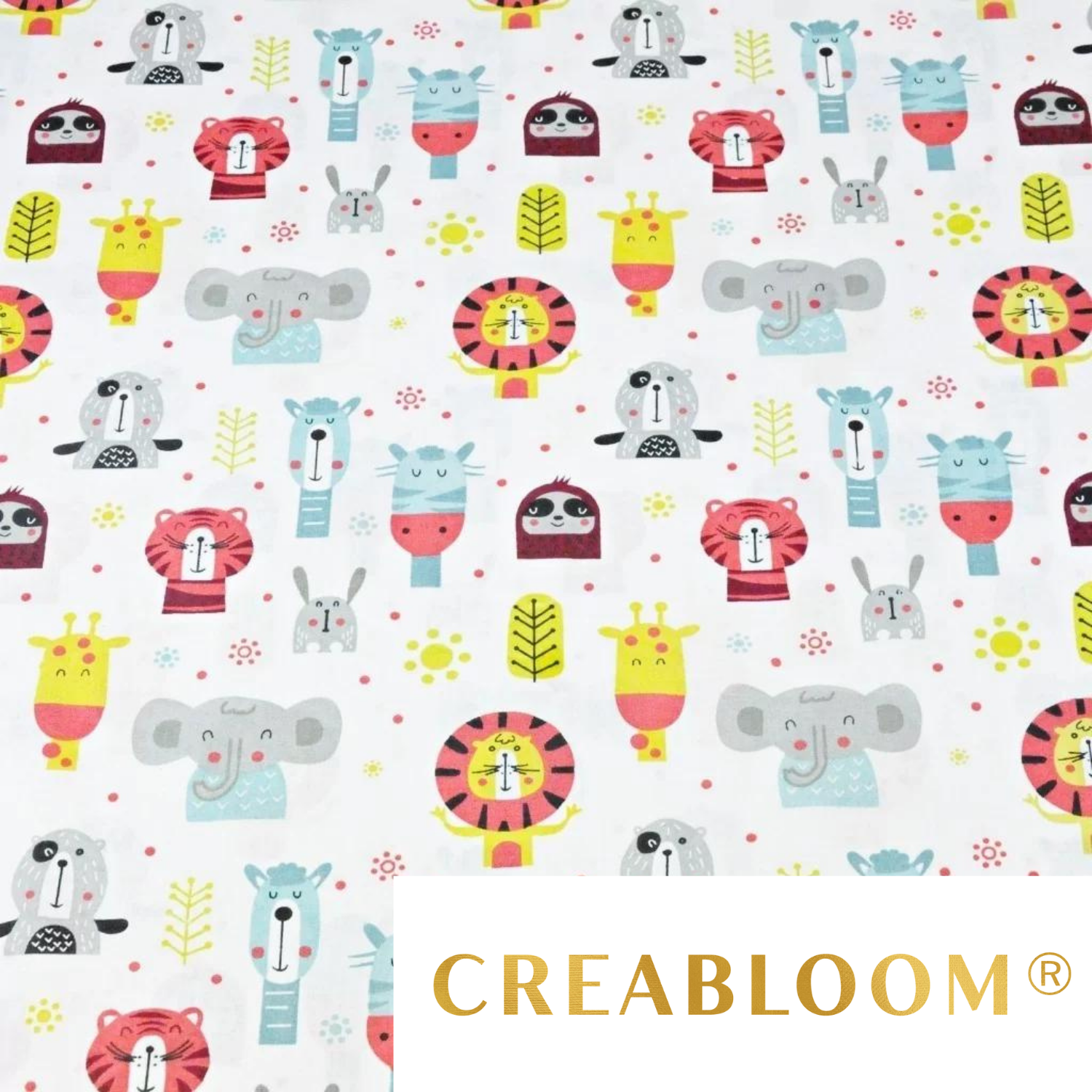 Tissu Coton Motif Animaux