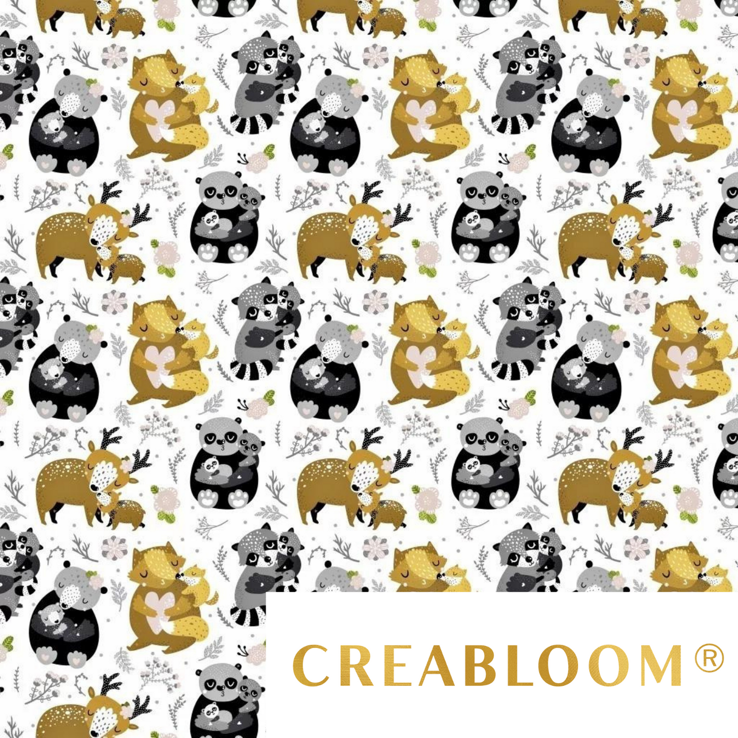 Tissu Coton Motif Animaux