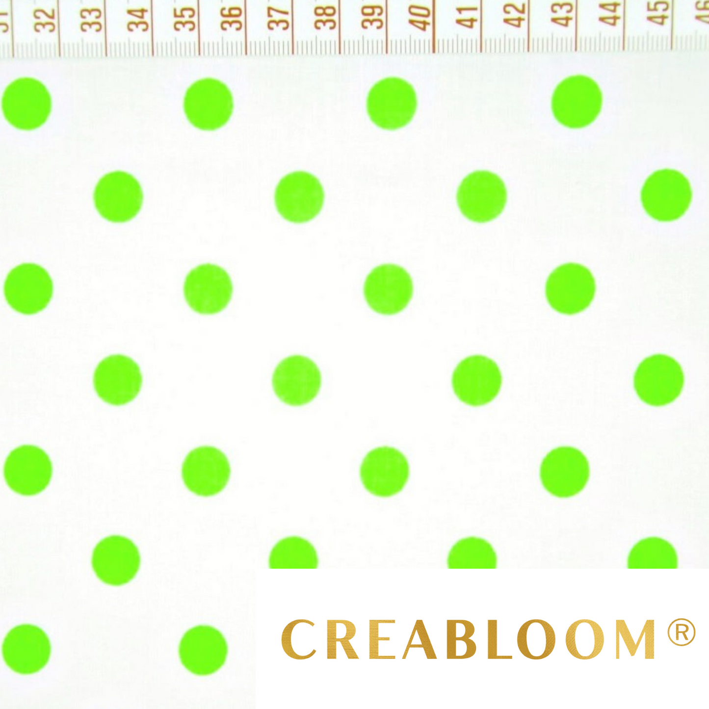 Tissu Coton Motif À Pois De 11Mm