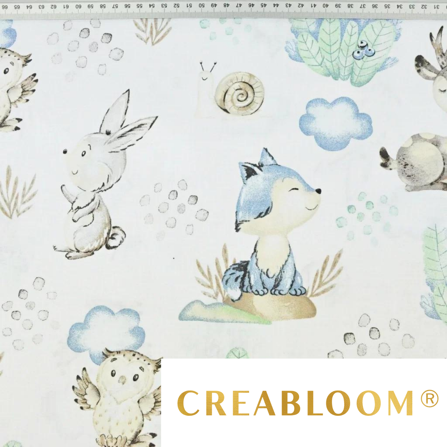 Tissu Coton Motif Animaux