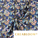 Tissu Coton Motif Cirque