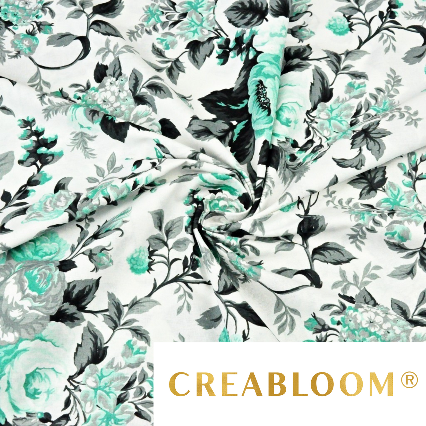 Tissu Coton Motif Fleurs