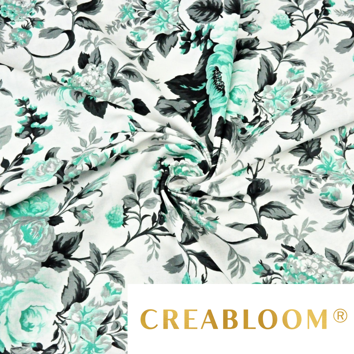 Tissu Coton Motif Fleurs
