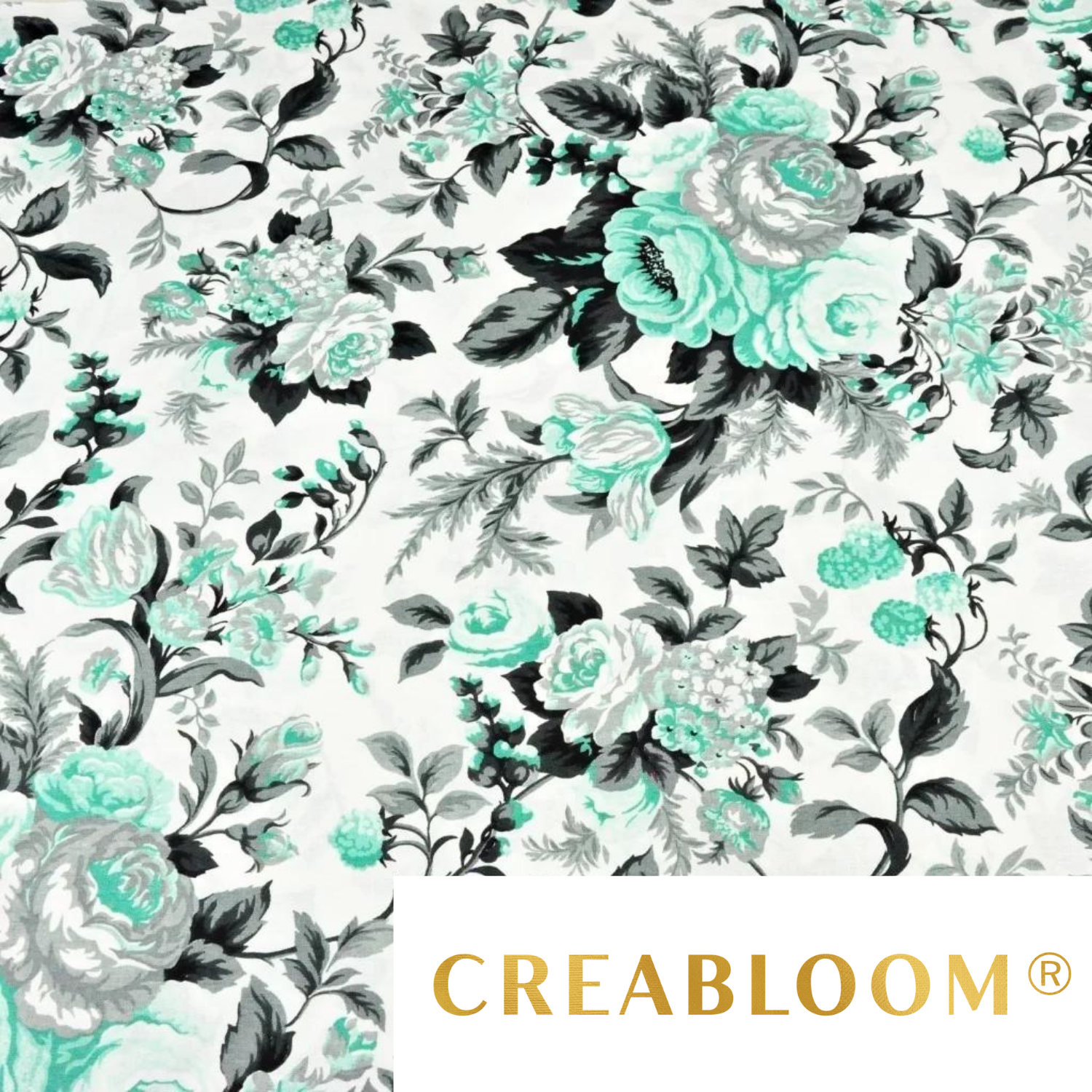 Tissu Coton Motif Fleurs